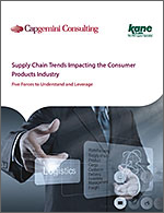 Capgemini and KANE Team Up to Look at Consumer Goods Supply Chain