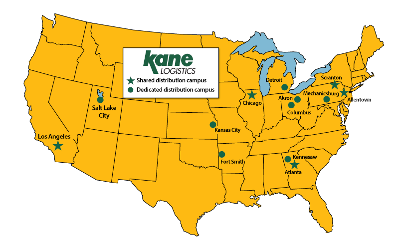 Kane Logistics Locations